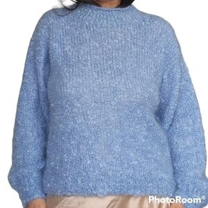 Cozy Blue Women's Crew Neck Sweater